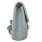 CHANEL CC Coco Mark Matelasse 25 Single Chain Shoulder Bag in Blue