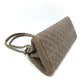 CHANEL CC Coco Mark Mademoiselle Bowling Chain Shoulder Bag in Caviar Leather, Brown