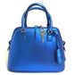Maison Margiela 5AC 2-Way Handbag/Crossbody/Shoulder Bag in Gunmetal Blue Leather