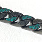 LOUIS VUITTON MP2853 LV Collier Chain Link Patches Accessory Necklace Metal Men's Black/Green