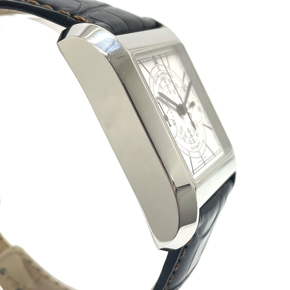 Baume &amp; Mercier MOA08607 Hampton Classic Chronograph Automatic Watch, Stainless Steel, Men's, Silver
