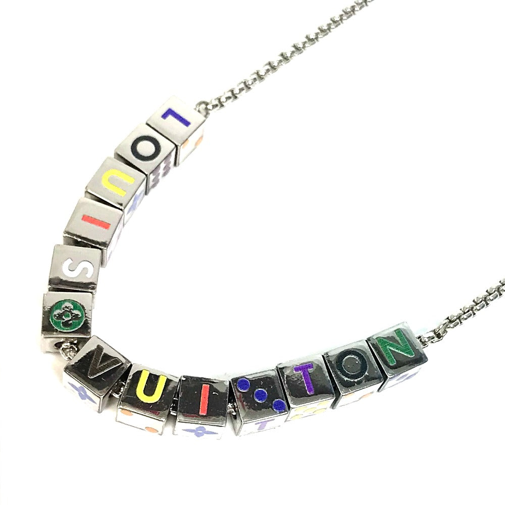 LOUIS VUITTON M68873 Accessory/Logo Collier LV Play It Fashion Accessory Necklace Metal Unisex Silver
