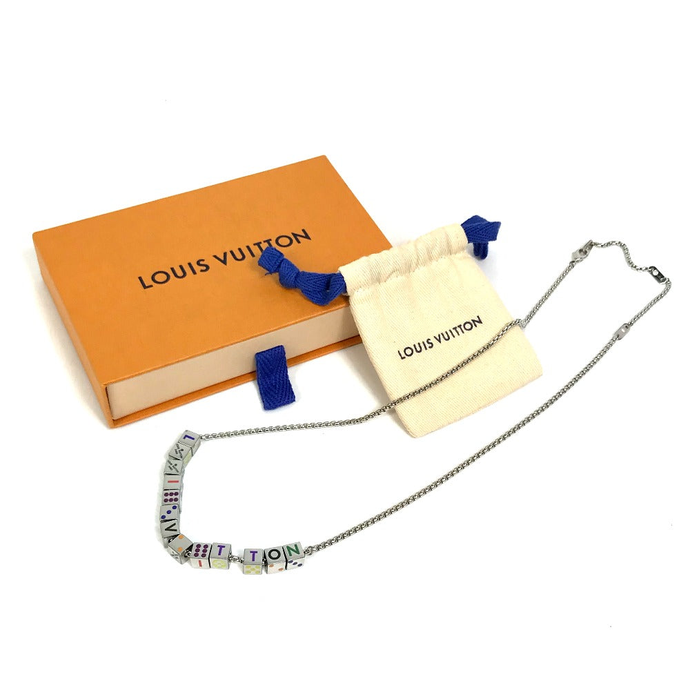 LOUIS VUITTON M68873 Accessory/Logo Collier LV Play It Fashion Accessory Necklace Metal Unisex Silver