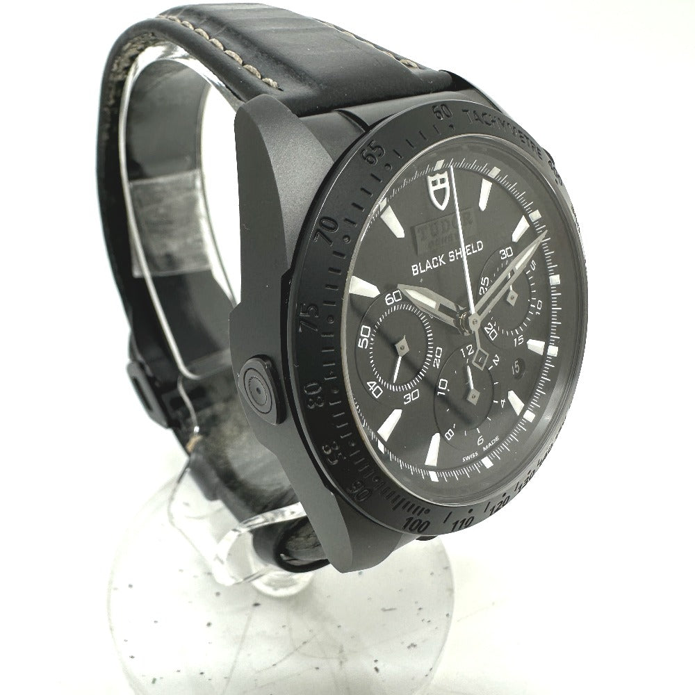TUDOR 42000CN Fastrider Black Shield Automatic Date Watch, Black Ceramic, Men's, Black
