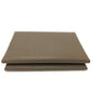 HERMES Calvi Duo Business Card Holder, Bifold Card Case, Chevre Mysore, Women's, Etoupe, Brown