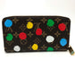LOUIS VUITTON M81864 Monogram Zippy Wallet, Yayoi Kusama Long Wallet, Monogram Canvas, Women's, Brown