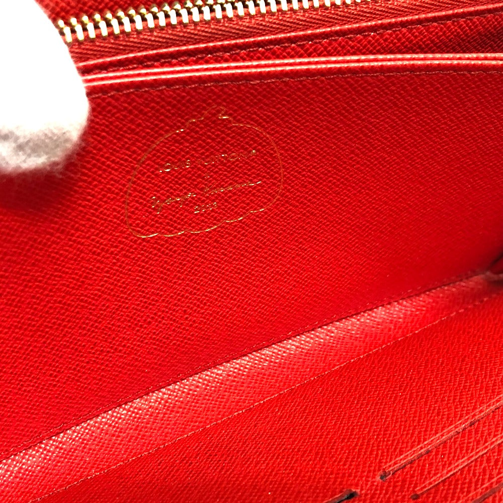 LOUIS VUITTON M81864 Monogram Zippy Wallet, Yayoi Kusama Long Wallet, Monogram Canvas, Women's, Brown