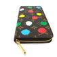 LOUIS VUITTON M81864 Monogram Zippy Wallet, Yayoi Kusama Long Wallet, Monogram Canvas, Women's, Brown