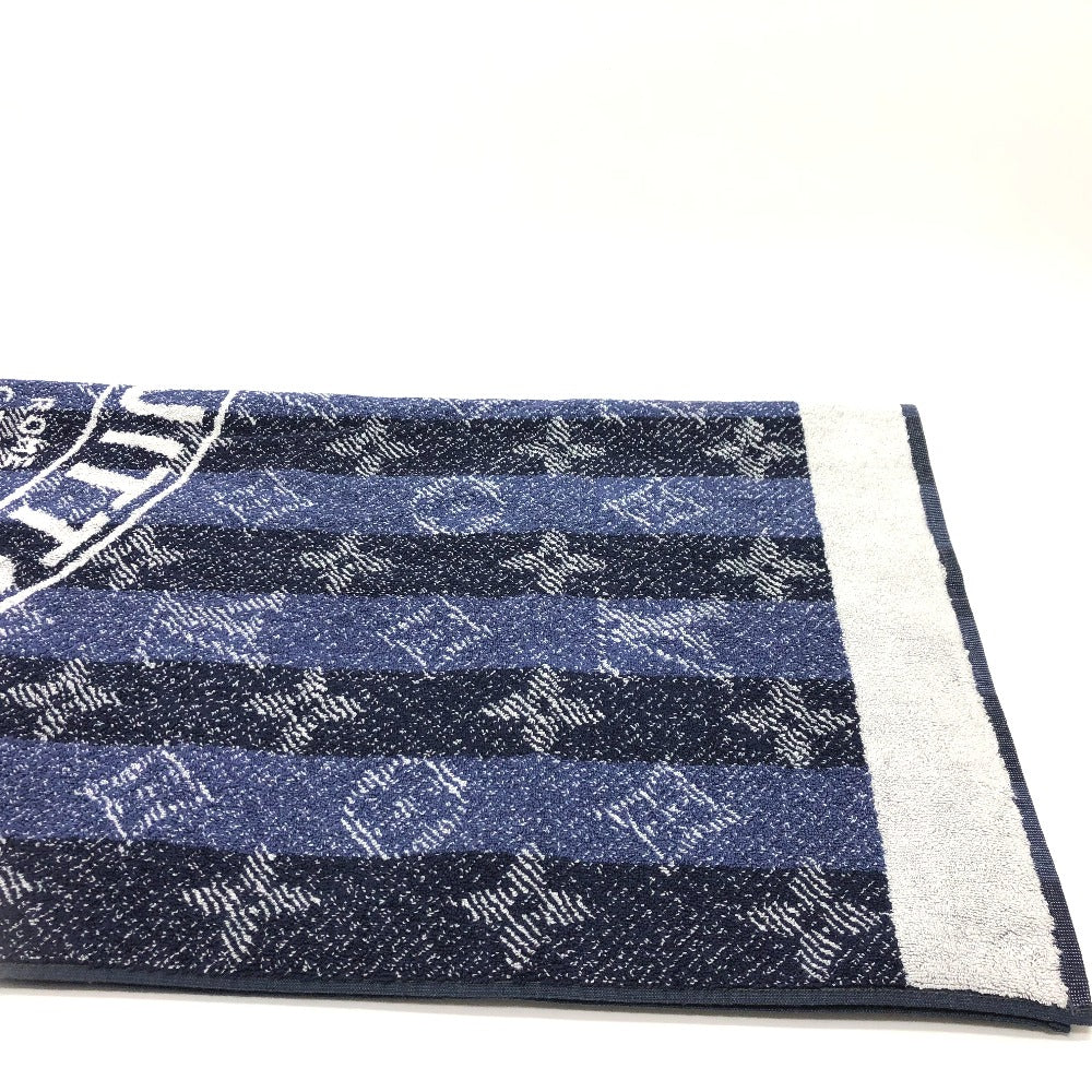 LOUIS VUITTON Monogram Trunks &amp; Bags Beach Towel, Bath Towel, Cotton, Unisex, Blue