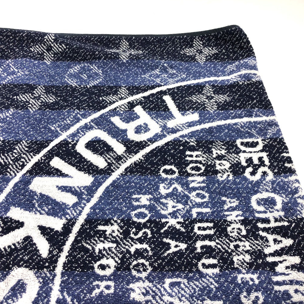 LOUIS VUITTON Monogram Trunks &amp; Bags Beach Towel, Bath Towel, Cotton, Unisex, Blue
