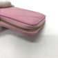 CHANEL Coco Mark CC Matelasse/Card Case Wallet/Purse Coin Case Lambskin Women's Pink