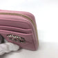 CHANEL Coco Mark CC Matelasse/Card Case Wallet/Purse Coin Case Lambskin Women's Pink