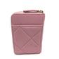 CHANEL Coco Mark CC Matelasse/Card Case Wallet/Purse Coin Case Lambskin Women's Pink