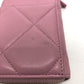 CHANEL Coco Mark CC Matelasse/Card Case Wallet/Purse Coin Case Lambskin Women's Pink