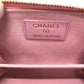 CHANEL Coco Mark CC Matelasse/Card Case Wallet/Purse Coin Case Lambskin Women's Pink