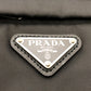 PRADA UJL206 Triangle Logo adidas Collaboration Sweatshirt Re-Nylon Top Apparel Long Sleeve Lined Nylon Sweatshirt Men's Black