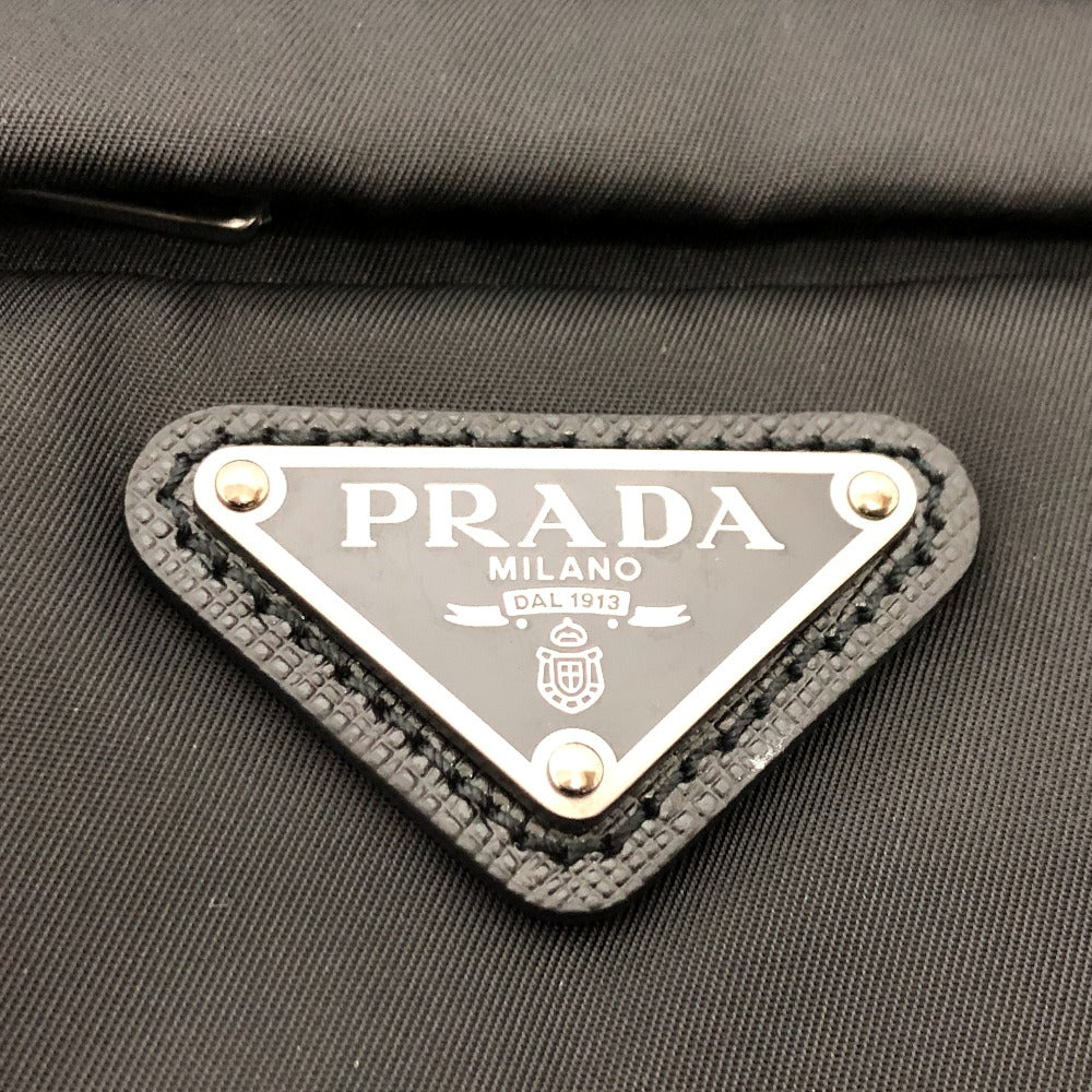 PRADA UJL206 Triangle Logo adidas Collaboration Sweatshirt Re-Nylon Top Apparel Long Sleeve Lined Nylon Sweatshirt Men's Black