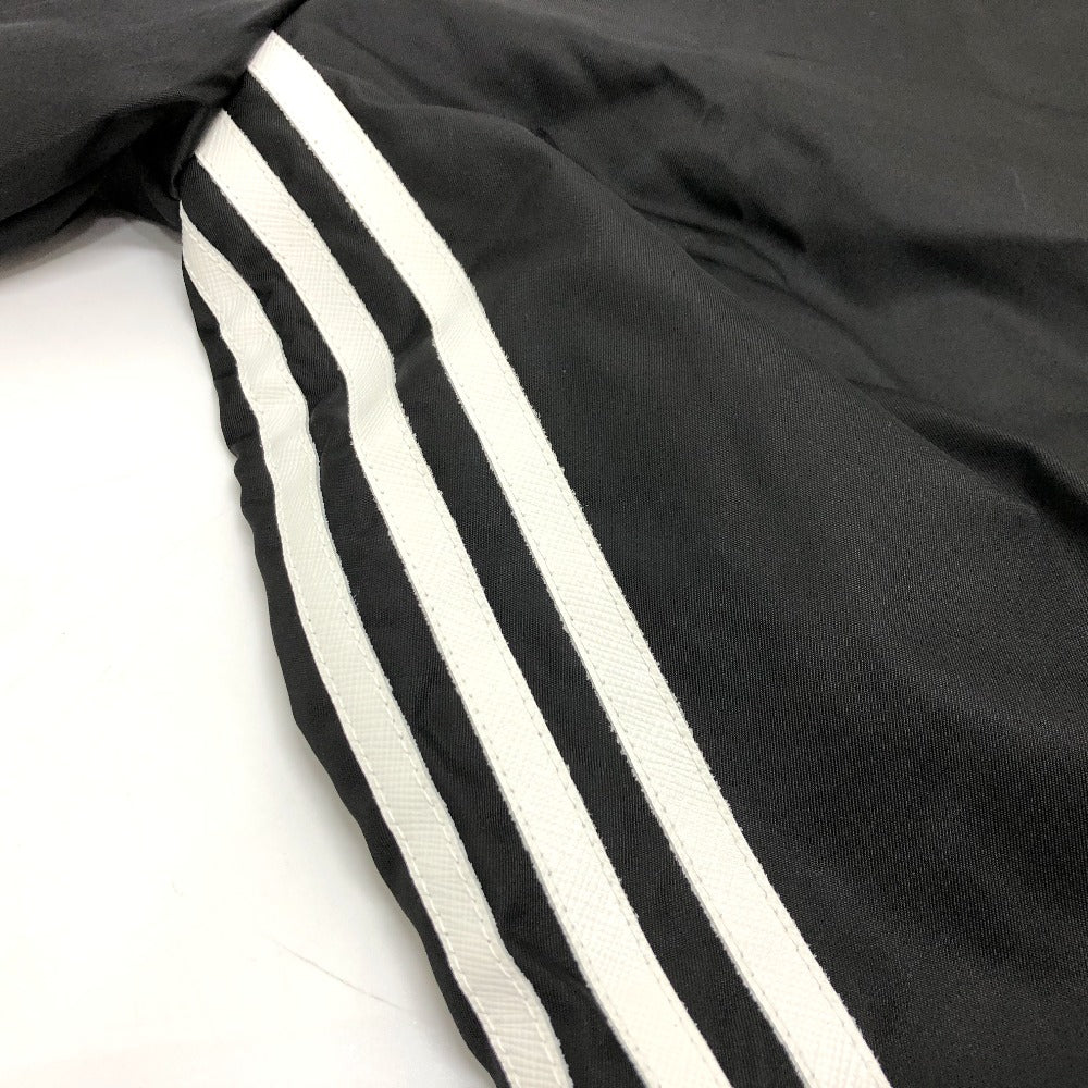 PRADA UJL206 Triangle Logo adidas Collaboration Sweatshirt Re-Nylon Top Apparel Long Sleeve Lined Nylon Sweatshirt Men's Black