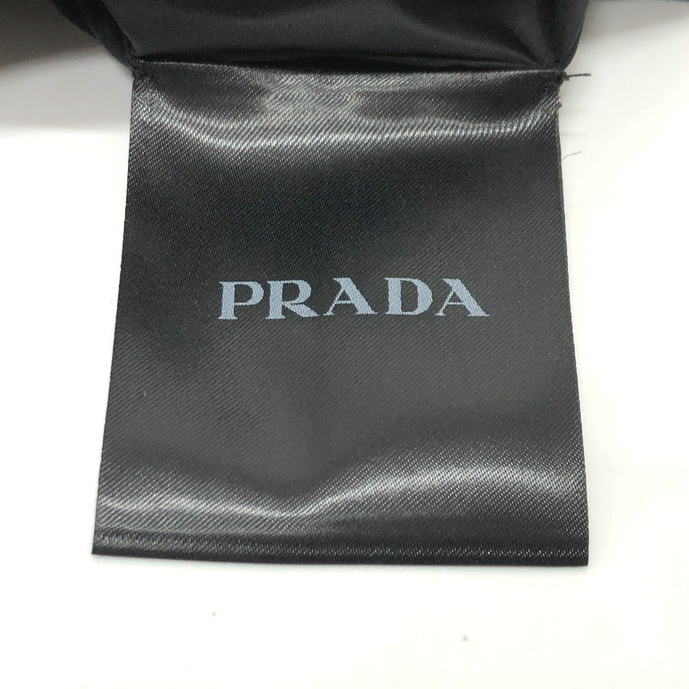 PRADA UJL206 Triangle Logo adidas Collaboration Sweatshirt Re-Nylon Top Apparel Long Sleeve Lined Nylon Sweatshirt Men's Black