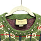 GUCCI 713571 GG スタッズ ニット セーター ウール メンズ グリーン
