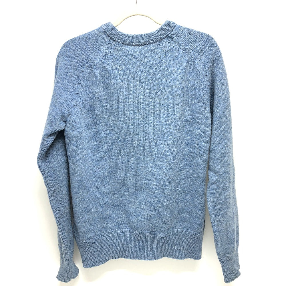 Dior 143M657AT296 Logo Peter Doig Knit Sweater Apparel Top Long Sleeve Wool Sweater Men's Blue