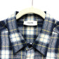 CELINE 2C555198O チェック Checked Wool Loose Shirt アパレル 長袖シャツ ウール メンズ ネイビー