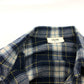 CELINE 2C555198O チェック Checked Wool Loose Shirt アパレル 長袖シャツ ウール メンズ ネイビー