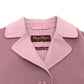 MAX MARA アパレル アウター 長袖 ロングリバーコート チェスターコート ロングコート ウール レディース ピンク