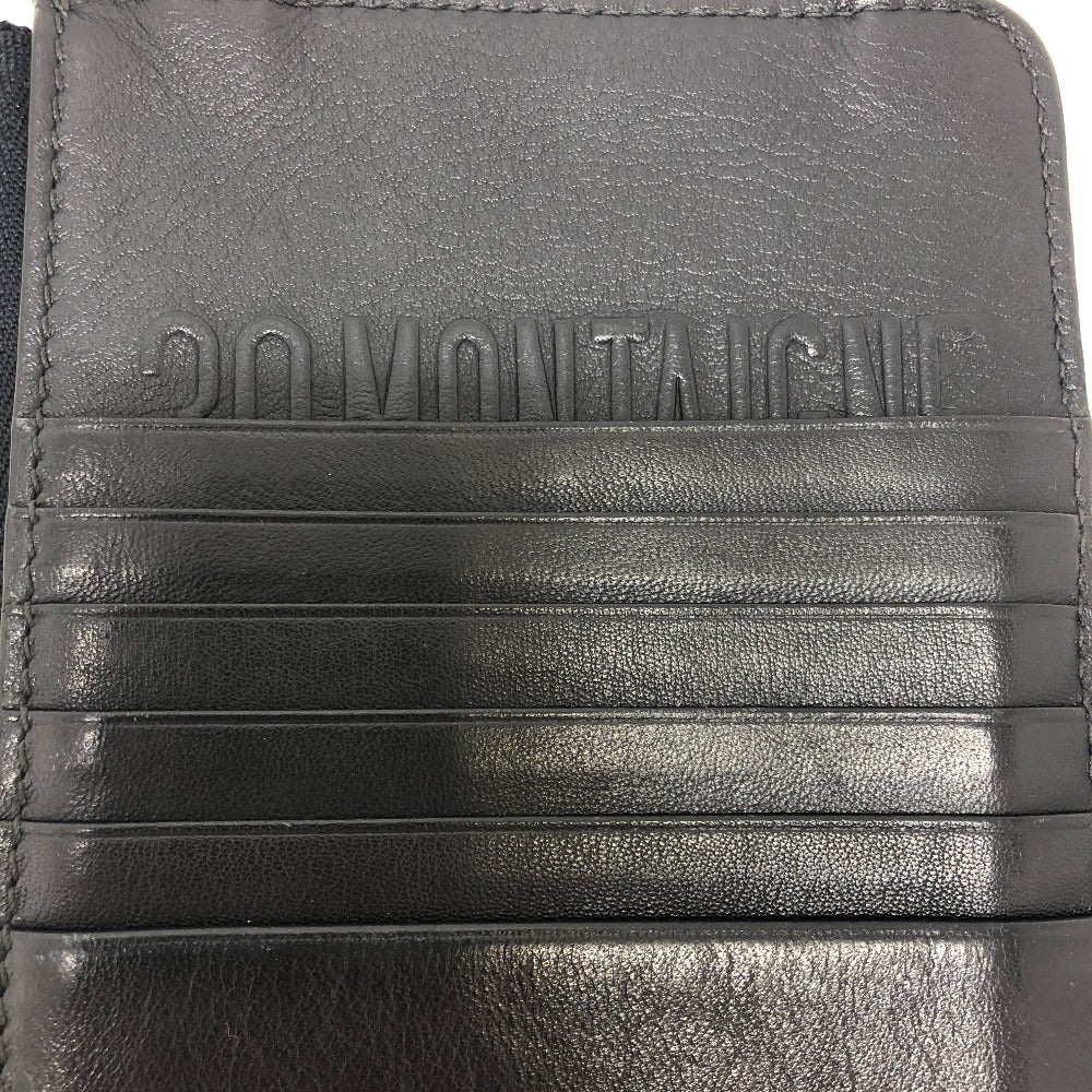 Dior オブリーグ フォンケース ウォレット 斜め掛けバッグ 肩掛けバッグ カバン バッグ ショルダーバッグ キャンバス レディース ネイビー