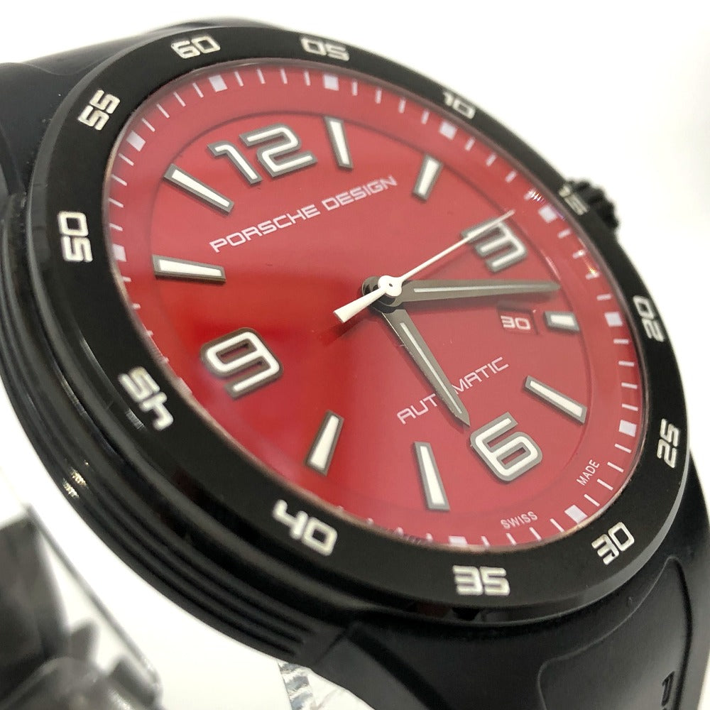 Porsche Design P6310 フラットシックス 44mm 自動巻き 時計 腕時計 ウォッチ 腕時計 SS メンズ ブラック