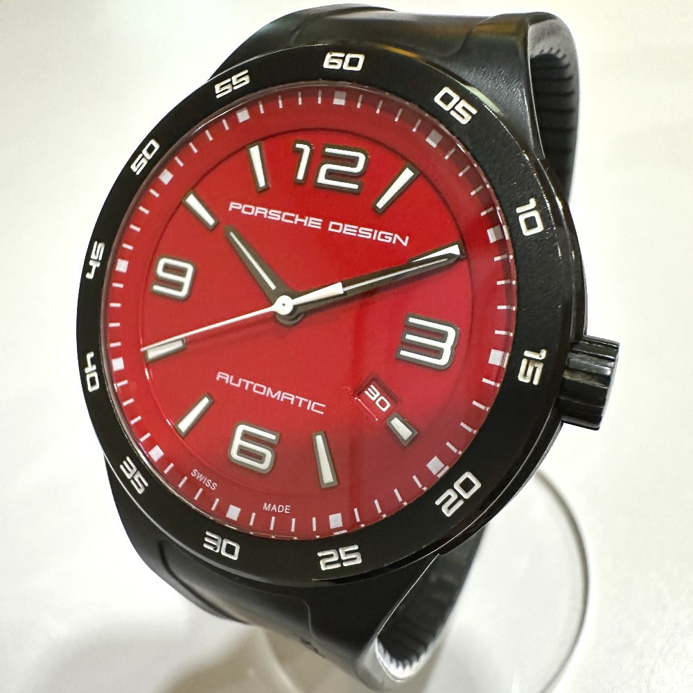 Porsche Design P6310 フラットシックス 44mm 自動巻き 時計 腕時計 ウォッチ 腕時計 SS メンズ ブラック