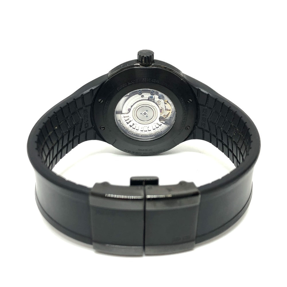 Porsche Design P6310 フラットシックス 44mm 自動巻き 時計 腕時計 ウォッチ 腕時計 SS メンズ ブラック