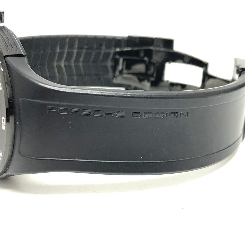 Porsche Design P6310 フラットシックス 44mm 自動巻き 時計 腕時計 ウォッチ 腕時計 SS メンズ ブラック
