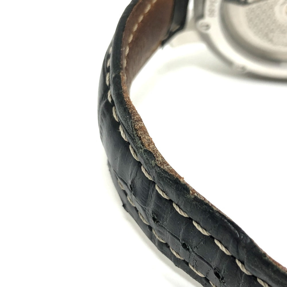 HERMES CP1.910 クリッパー クロノ 自動巻き クロノグラフ デイト 腕時計 時計 ウォッチ 腕時計 SS メンズ シルバー