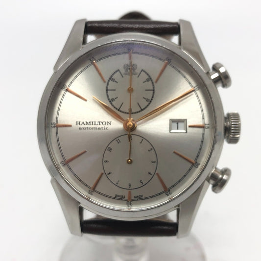 HAMILTON ジャズマスター スピリットリバティ 自動巻き 腕時計 時計 ウォッチ 腕時計 SS メンズ シルバー×ゴールド