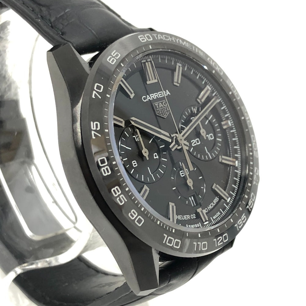TAG HEUER CBN2A1G.FC6501 Carrera Calibre Heuer 02 Japan Black Edition Automatic Watch Watch Watch SS Men's Black