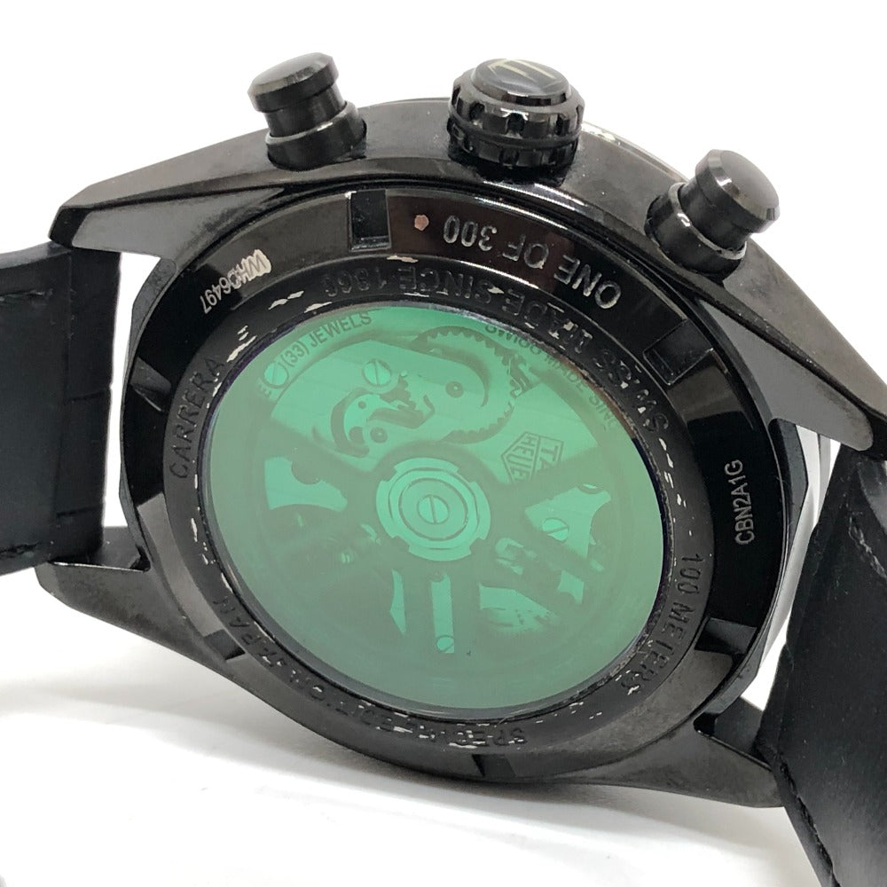 TAG HEUER CBN2A1G.FC6501 Carrera Calibre Heuer 02 Japan Black Edition Automatic Watch Watch Watch SS Men's Black
