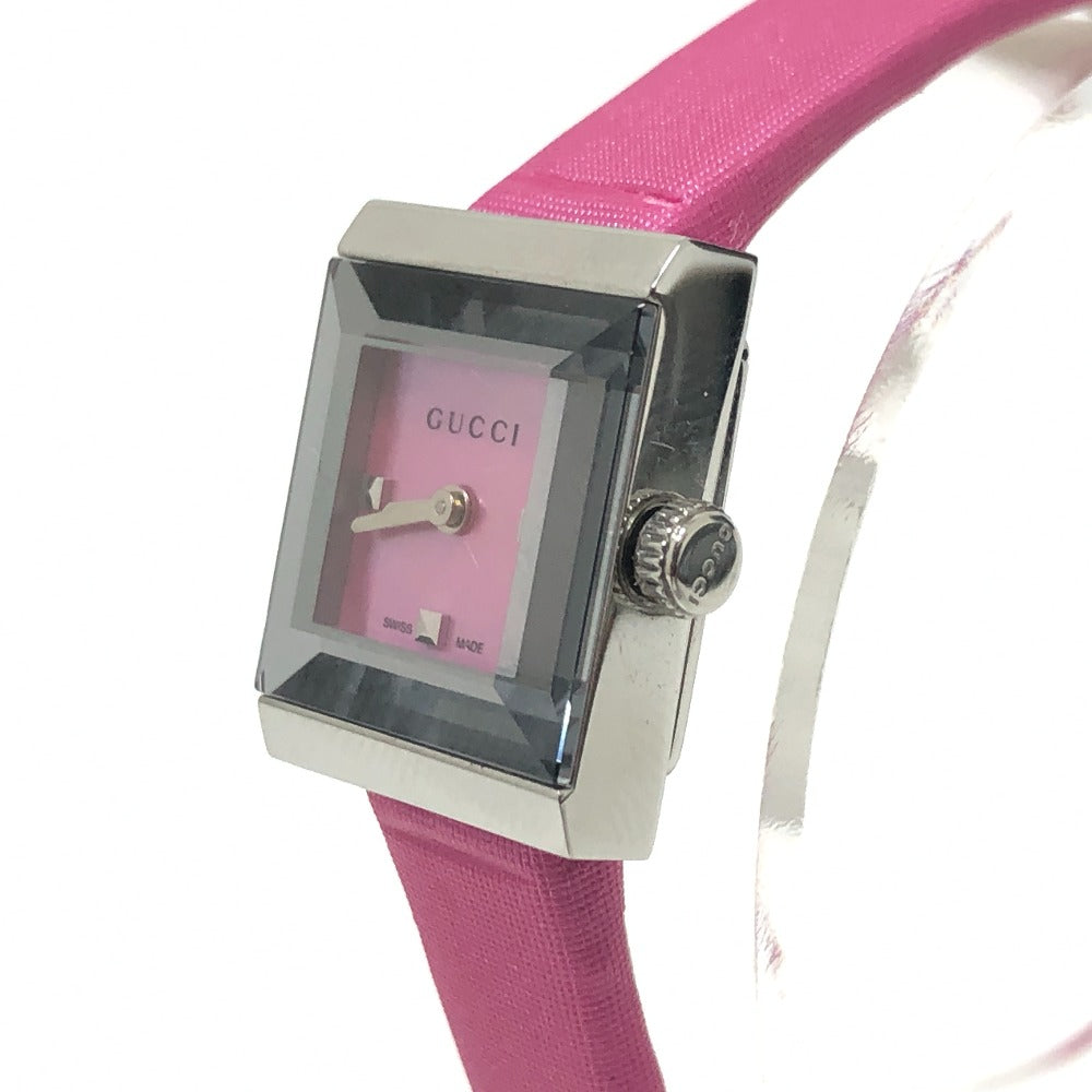 GUCCI 128.5 ピンクシェル クォーツ 腕時計 時計 ウォッチ 腕時計 SS レディース シルバー