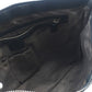 GUCCI 233329 All-Leather Business Bag with No Gusset, A4 Document Storage, Crossbody/Shoulder Bag, Men's, Gray/Dark Gray