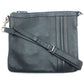 GUCCI 233329 All-Leather Business Bag with No Gusset, A4 Document Storage, Crossbody/Shoulder Bag, Men's, Gray/Dark Gray