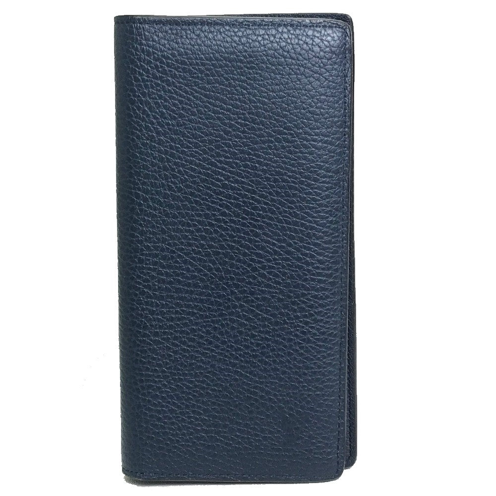 LOUIS VUITTON M58818 ポルトフォイユ・ブラザ 二つ折り 長財布 トリヨン メンズ オセアン ネイビー