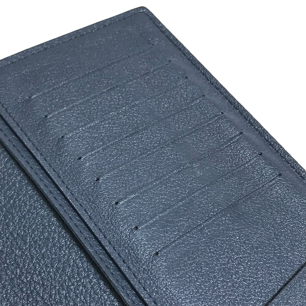 LOUIS VUITTON M58818 ポルトフォイユ・ブラザ 二つ折り 長財布 トリヨン メンズ オセアン ネイビー