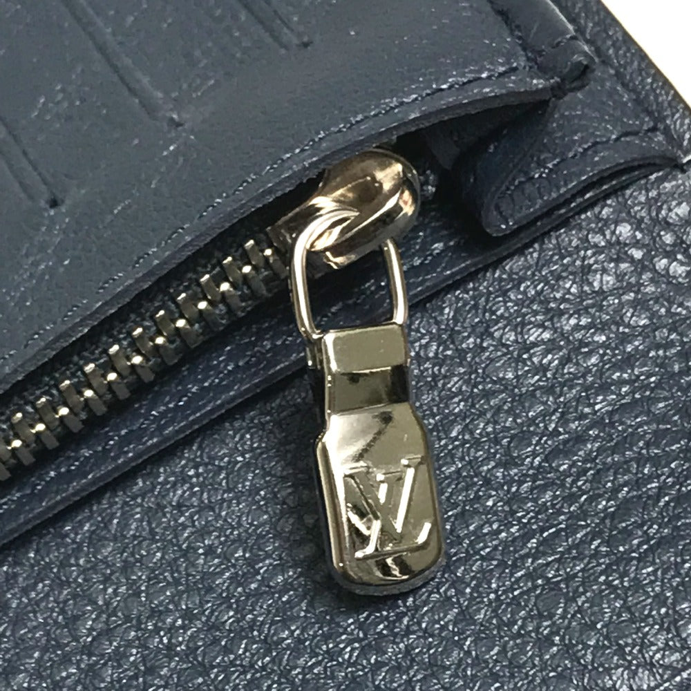 LOUIS VUITTON M58818 ポルトフォイユ・ブラザ 二つ折り 長財布 トリヨン メンズ オセアン ネイビー