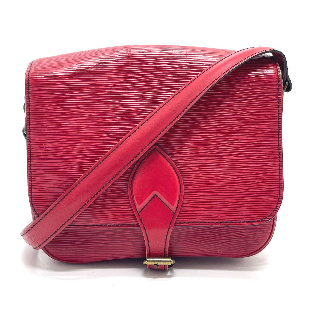 LOUIS VUITTON M52247 エピ カルトシエール MM カバン ポシェット 斜め掛け ショルダーバッグ エピレザー レディース カスティリアンレッド レッド