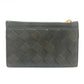 BOTTEGA VENETA Intrecciato Key Pouch, Coin Purse, Leather, Unisex, Khaki