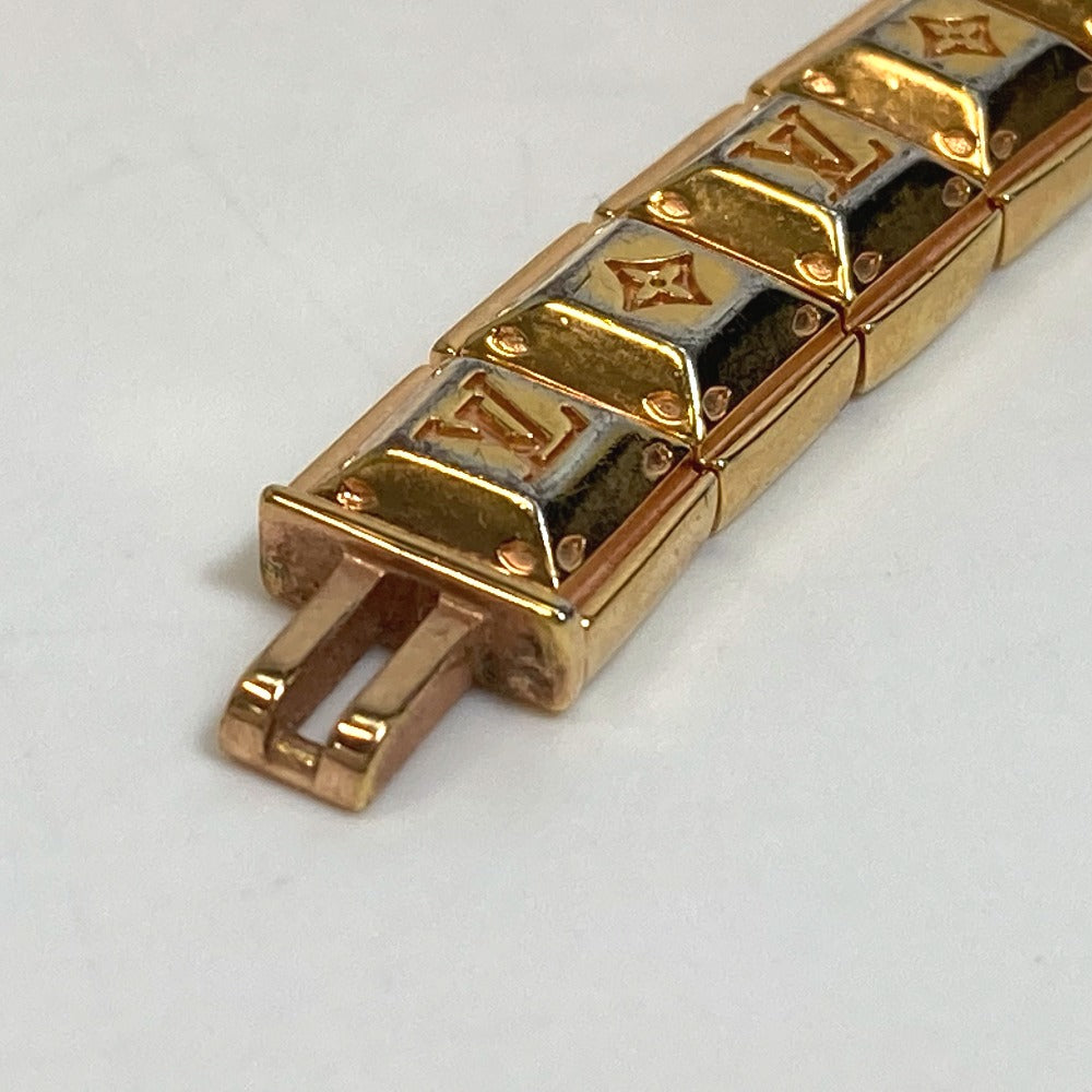LOUIS VUITTON M64650 ブラスレ ナノグラム アクセサリー テニス ブレスレット メタル レディース ゴールド