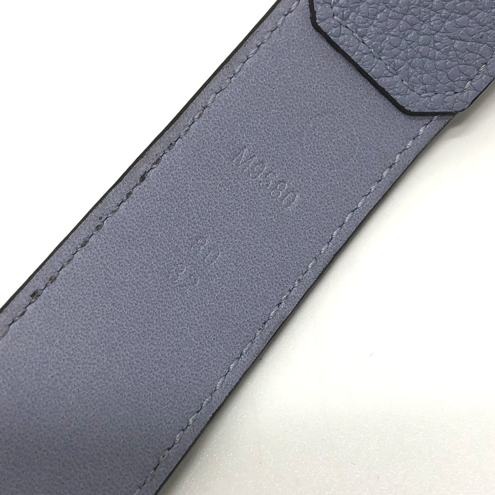 LOUIS VUITTON M9580W Monogram Empreinte Scenic Gracieux Pants Belt in Monogram Empreinte Leather, Women's, Lilac Blue