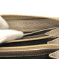 GUCCI 307984 Bamboo Continental Wallet, Round Zipper, Leather, Women's, Champagne Gold