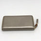 GUCCI 307984 Bamboo Continental Wallet, Round Zipper, Leather, Women's, Champagne Gold