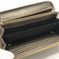 GUCCI 307984 Bamboo Continental Wallet, Round Zipper, Leather, Women's, Champagne Gold